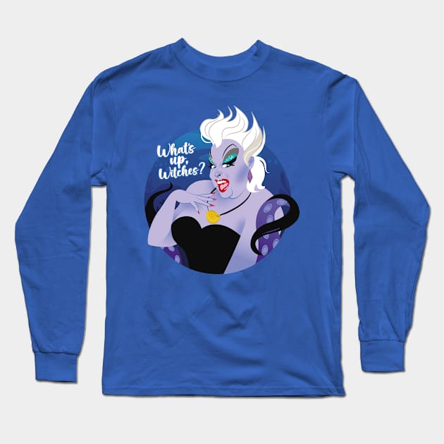 What's up, Witches? Long Sleeve T-Shirt by AlejandroMogolloArt